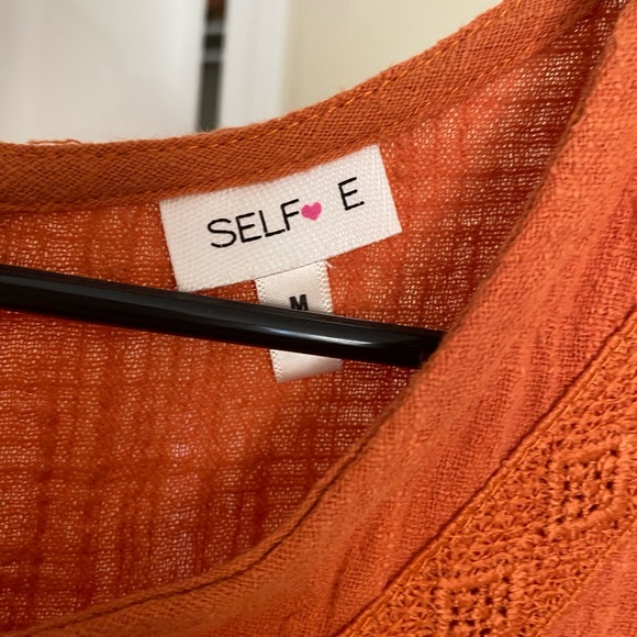 Orange Tie Tank - Picture 3 of 3